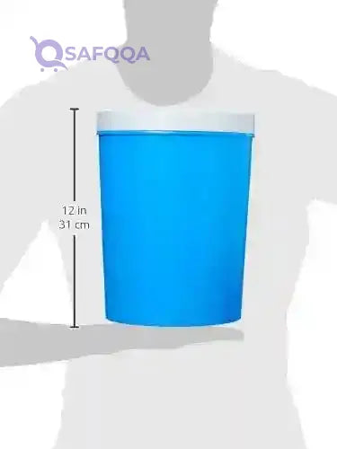 Plastic Dustbin 10L, Size: 23 x 30 cm - Safqqa Egypt