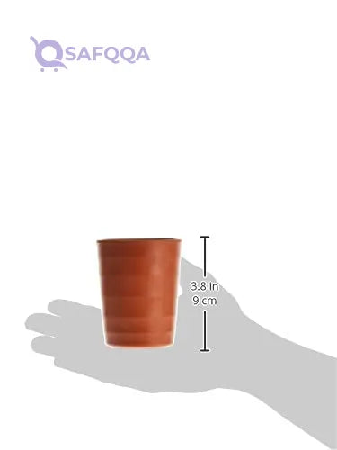 Servewell Melamine Persian Tumbler – Terracotta, 7.5 cm - Safqqa