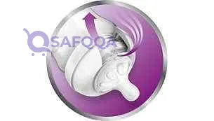 Philips Avent Natural Baby Teat Adjustable Flow +3Months Pack of 2 - Safqqa Egypt