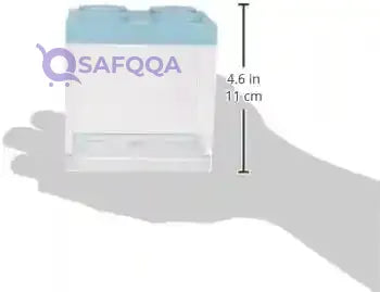 Omada BRICKSTORE Powder Blue Container – 10 x 10 x 10.5 cm, 0.5L Capacity - Safqqa Egypt