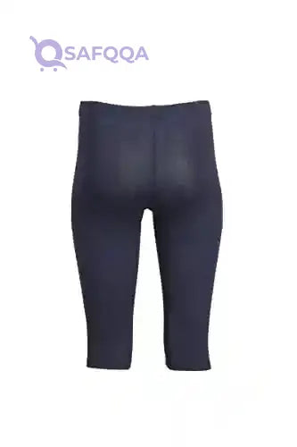 Carina Cotton Solid High-Rise Elastic-Waist Cropped Leggings for Women - Safqqa Egypt