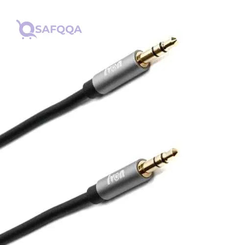 IVON 2113 AUX AUDIO CABLE - BLACK - Safqqa Egypt