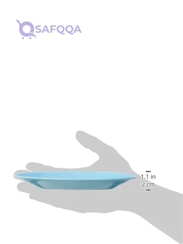Bager Round Serving Dish Set, 2 pieces, 20 cm, Light Blue - Safqqa