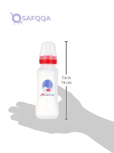 MAMBINO Baby Bottle Without Handle  ,250 ml ,1 month - Safqqa