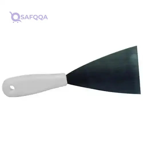 Maya Stainless Steel Spatula with PP Handle Stiff (80 mm) White 88082 - Safqqa Egypt