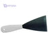Maya Stainless Steel Spatula with PP Handle Stiff (80 mm) White 88082 - Safqqa Egypt