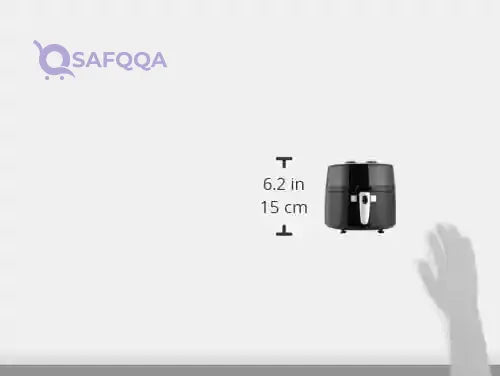 Sokany air fryer without oil, 1800 watt, 8.0 liters, black - sk-8016-220v supply voltage and 50hz- Damage Box And Have Scratches - Safqqa Egypt