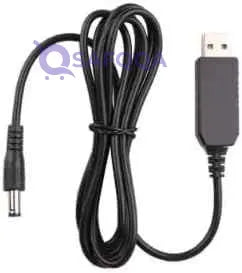 Point USB Type A Male-to-Male 1M Boost Cable 5V to 9V for Phone & Router - Safqqa Egypt