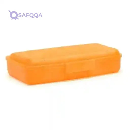 Mintra Home 3-Pack Utility Storage Boxes 450ml – Bright Orange, Durable Organizer for Stationery & Crafts - Safqqa