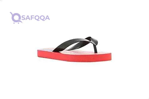 Leomil Spiderman-Print Flip Flops For Boys - Red and Black - Safqqa Egypt