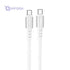 Hoco X85 Strength Silicone Fast Charging & Data Transmission Cable (60W – 3A – 1M) – USB-C to USB-C - Safqqa