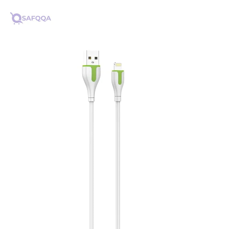 LDNIO LS571 Lightning 2.1A Fast charging Data Cable • Compatible with Apple devices with Lightning port - Safqqa