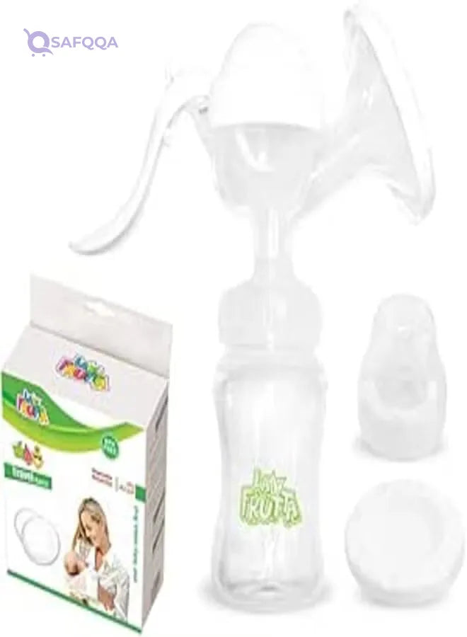 La frutta (New Wide Neck Manual Breast Milk Pump + 6 Pcs Breast Pads) - Safqqa