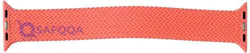 Generic Flexible rubber watch band 38/40mm for apple watch-pink - Safqqa Egypt