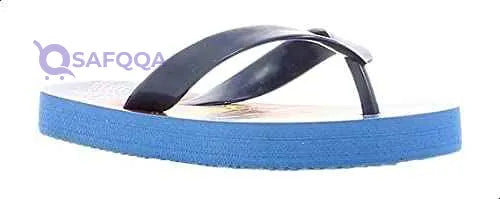 Leomil Cars Print Flip Flops For Boys - Navy and Blue - Safqqa
