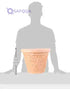 Bama Vite Pot Ø 80 35180 Light Brown, Made In Italy - Safqqa Egypt