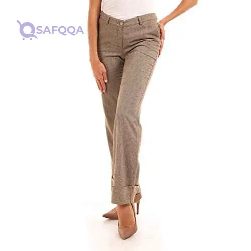 womens Skinny Solid Classic Pants Pants (pack of 1) - Safqqa Egypt