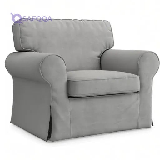 ‎Masters of Covers Ektorp Armchair Cotton Slipcover - Safqqa