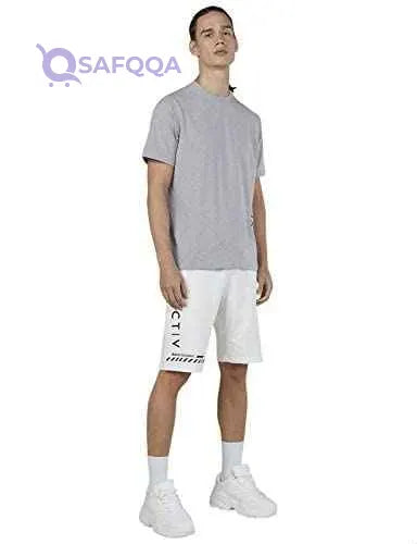 Splash Men's Running Shorts with Side Pockets and Drawstring Elastic Waist - Safqqa Egypt