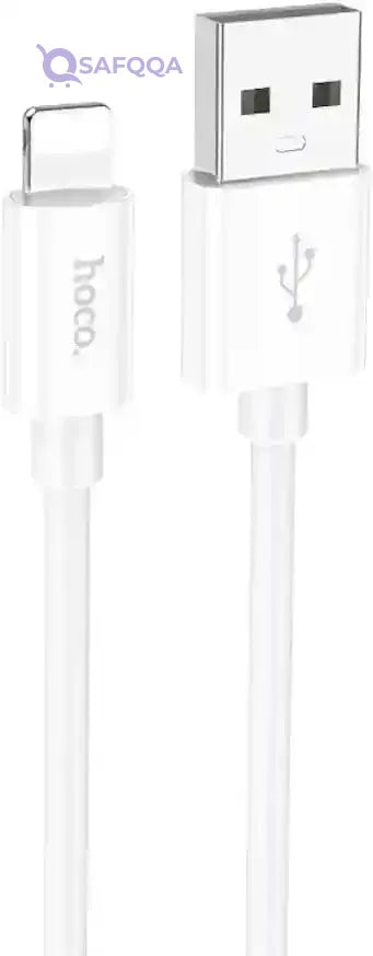 Hoco X87 Lightning Silicone Charging Cable 2.4A - Safqqa