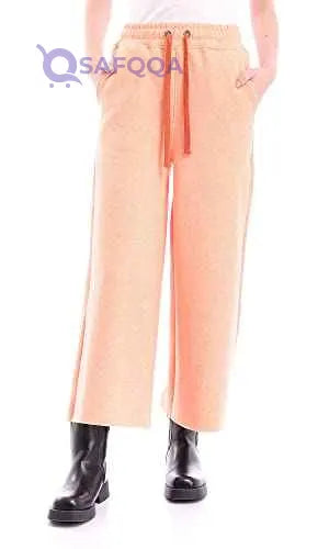 Ravin Women's Elastic Waist Cotton Pants with Drawstring - Safqqa Egypt