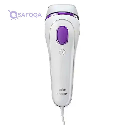 Braun Hair Removal BD 3006, White/Violett + Limited Edition Kapitza Product Pouch - Safqqa