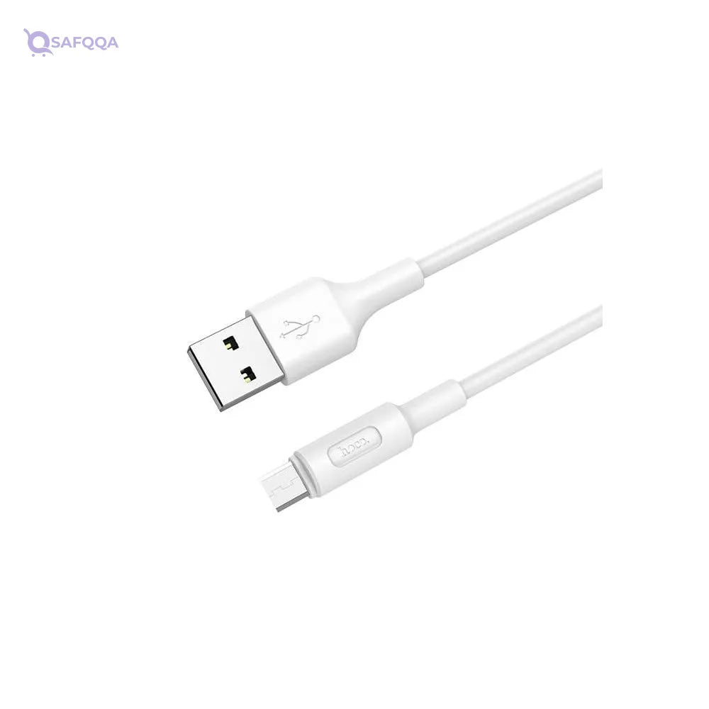 Hoco X25 - Soarer charging data cable for Micro , Compatible With Samsung Huawei Xiaomi Oppo - Safqqa
