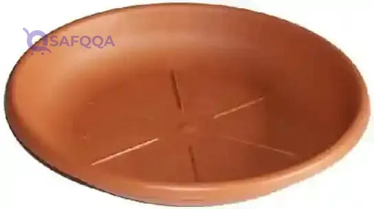 Bama Round Saucer, 20111, Red Brown, Plastic - Made In Italy - Safqqa Egypt