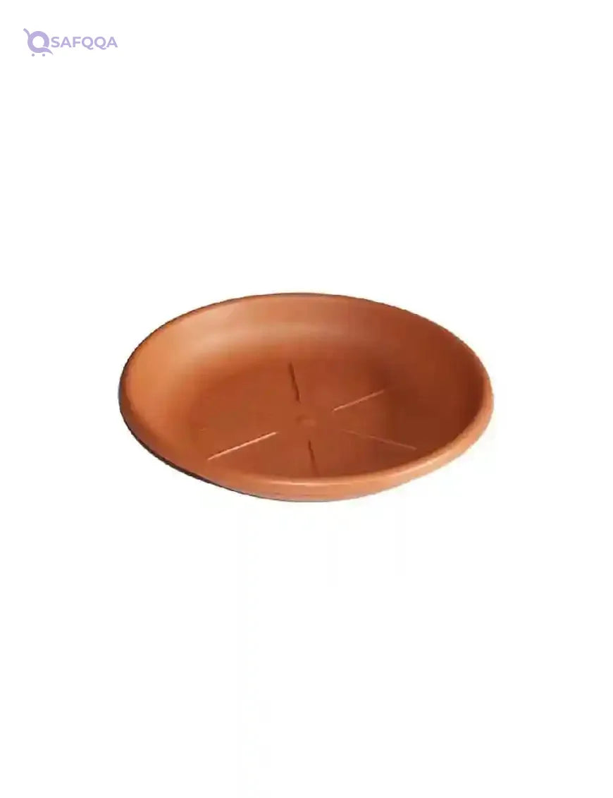Bama Round Saucer, 20114, Red Brown, Plastic - Made In Italy - Safqqa Egypt