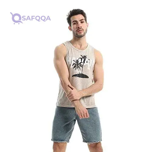 Andora Men's Sleeveless T-Shirt (33S22M30332) - Safqqa Egypt