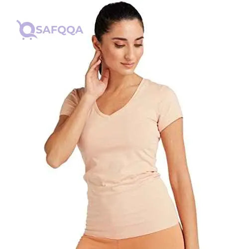 Splash basic T-Shirts for women, pink - Safqqa Egypt