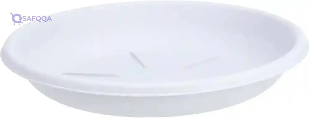 Bama Round Saucer, 20062, Off White, Plastic - Made In Italy - Safqqa