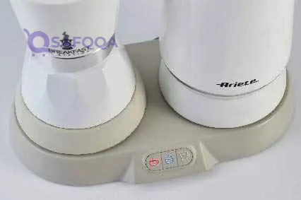 Ariete 1344, Breakfast Station, 3 Products in 1: Moka Pot, Kettle, Hot and Cold Milk Frother - Safqqa