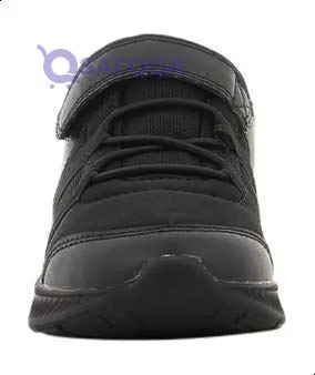 Leomil Girls' School Shoes with Elsa Print, Elastic Lace, and Velcro Closure - Safqqa Egypt