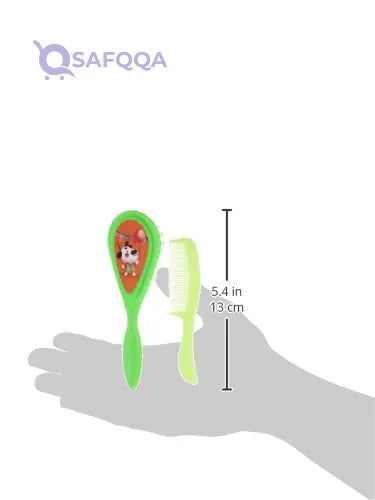 MAMBINO Brush And Comb For Children ,Green - Safqqa