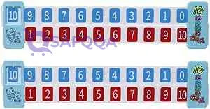 Plastic Math Ruler For Kids - Multi Color - Safqqa Egypt
