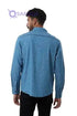 White Rabbit Men's Printed Collar Long Sleeve Shirt - Safqqa Egypt