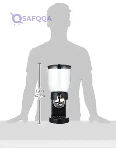 Home Pro Single Cereal Dispenser, 42 cm x 19.5 cm x 19 cm Size - Safqqa