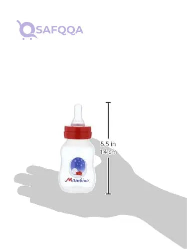 MAMBINO Baby bottle without handle  ,150 ml ,0 month - Safqqa