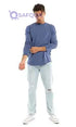 Ravin Men's Soft Plain Round Neck Long Sleeves Basic T-Shirt - Safqqa Egypt