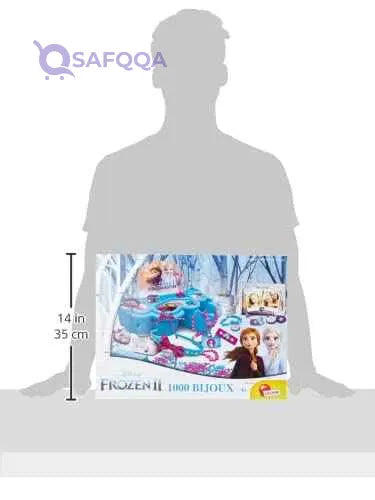 Lisciani Disney Frozen Accessory Design Kit for Girls – Creative Jewelry Making Set - Safqqa Egypt