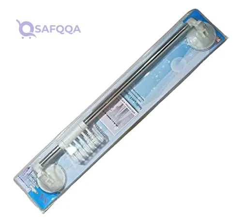 ‎El Yassin Stainless Steel Towel Holder - 37 x 14 cm - Safqqa
