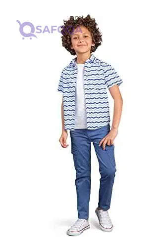 CONCRETE Boys' Printed Shirt - Safqqa Egypt