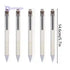 SAFWEL Gel Ink Pen Retractable Pen with Comfortable Grip Barrel Smooth Flowing Ink 0.5mm Black Ink for School Office Home (Color : Beige) - Safqqa