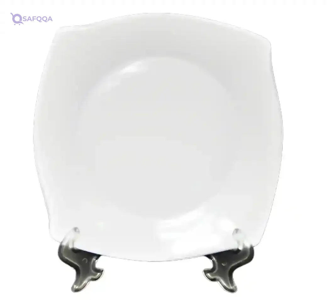 Pure Melamine Large Square Dessert Plate - Safqqa
