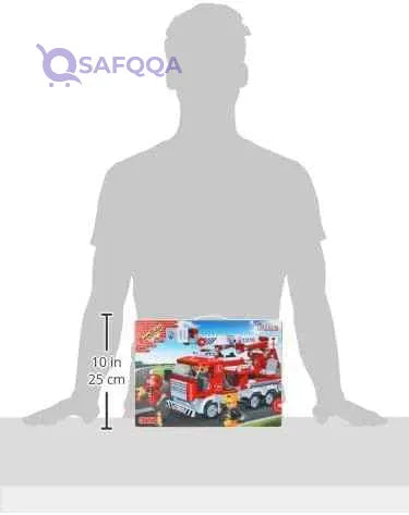 BanBao - Fire Truck Building Kit (290 Pieces) - Safqqa Egypt