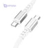 Hoco X85 Strength Silicone Fast Charging & Data Transmission Cable (60W – 3A – 1M) – USB-C to USB-C - Safqqa