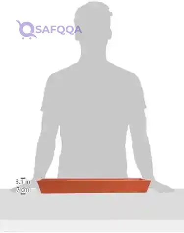 Bama Rectangular Saucers, 60 x 23 cm - Safqqa Egypt