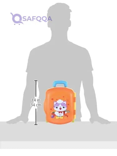 Hola Kitchen Suitcase Toy Set for Kids - Safqqa