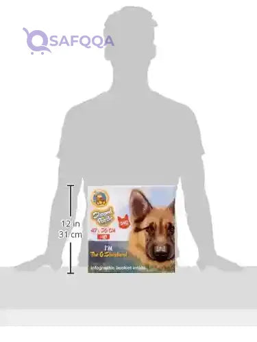 Fluffy Bear SH-7007 German Shepherd Shaped Puzzle - 240 Pieces - Safqqa Egypt